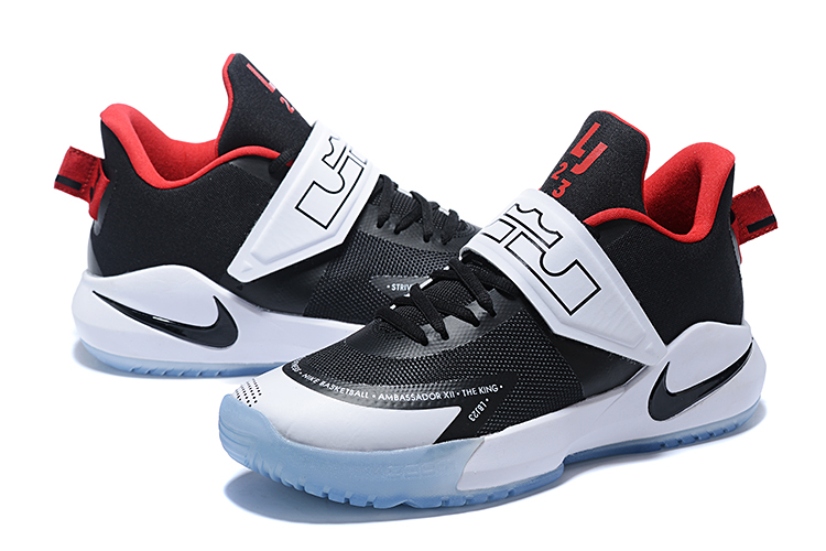 2020 Nike LeBron James Ambassador 12 Black White Red Shoes